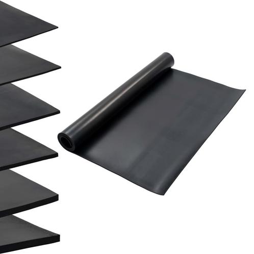 vidaXL Vloermat anti-slip 6 mm glad 1,2x2 m rubber, Doe-het-zelf en Verbouw, Vloerdelen en Plavuizen, Nieuw, Verzenden