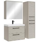 Badkamermeubel Etna 60cm Beige Badmeubel spiegel en zijkast, Huis en Inrichting, Badkamer | Badkamermeubels, Verzenden, Nieuw