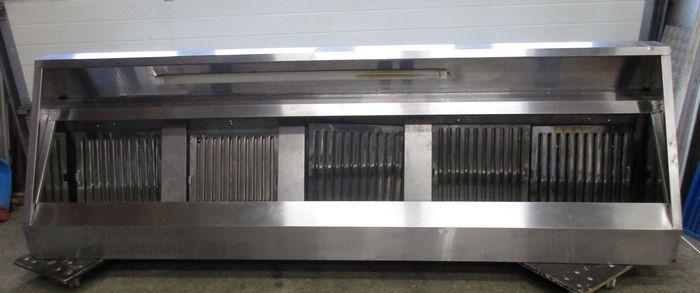 RVS Afzuigkap met 5 filters, B300,5 x D90 x H54cm,, Witgoed en Apparatuur, Afzuigkappen, Gebruikt