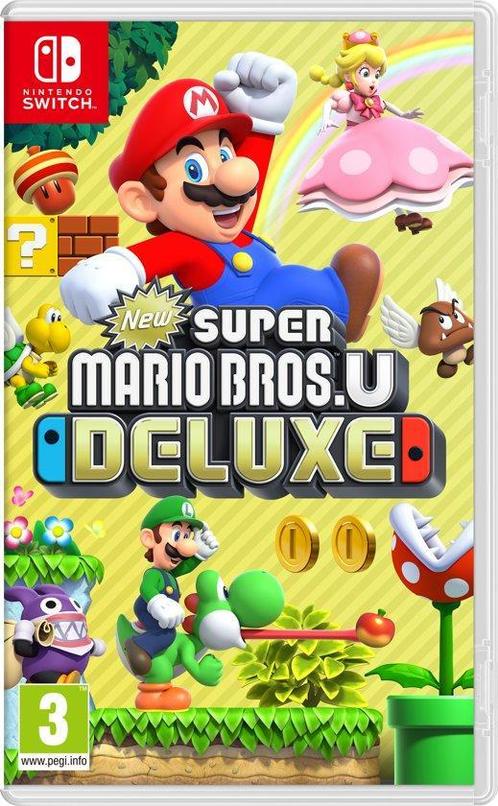 New Super Mario Bros. U Deluxe Switch Morgen in huis!, Spelcomputers en Games, Games | Nintendo Switch, 3 spelers of meer, Zo goed als nieuw