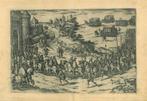 Historische prent van Brussels, Antiek en Kunst, Kunst | Etsen en Gravures