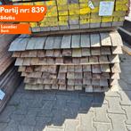 Hardhout Azobe Palen 1500x80x80mm, Doe-het-zelf en Verbouw, Platen en Panelen, Ophalen of Verzenden, Nieuw