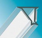 Glasverbindingsprofiel hoek 135 graden-Gehard glas 12 mm dik, Doe-het-zelf en Verbouw, Glas en Ramen, Ophalen of Verzenden, Nieuw