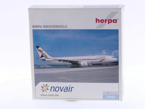 Schaal 1:500 Herpa 508483 Novair Airbus A330-200 Reg.Nr...., Hobby en Vrije tijd, Modelbouw | Vliegtuigen en Helikopters, Gebruikt