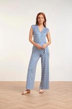 -60% Smashed Lemon  Smashed Lemon 24033 wikkelstijl jumpsuit, Kleding | Dames, Jumpsuits, Verzenden, Nieuw, Blauw