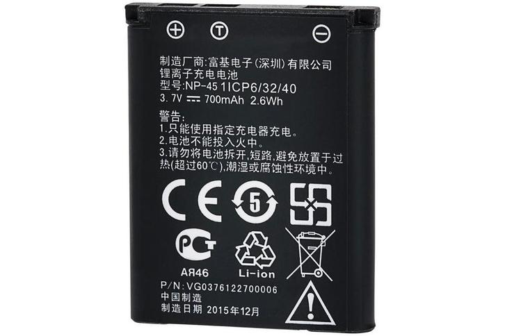 Accu / Battery Pack voor Fujifilm NP-45, Audio, Tv en Foto, Fotografie | Fotostudio en Toebehoren, Zo goed als nieuw, Verzenden