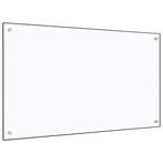 vidaXL Spatscherm keuken 100x60 cm gehard glas transparant, Huis en Inrichting, Keuken | Keukenbenodigdheden, Verzenden, Nieuw