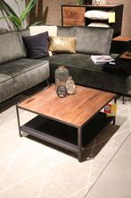 Salontafel Calde - mangohout - Profijt Meubel, 50 tot 100 cm, Vierkant, Nieuw, Industrieel