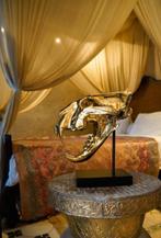 sculptuur, High quality, bronze-cast Sumatran Tiger skull -, Antiek en Kunst