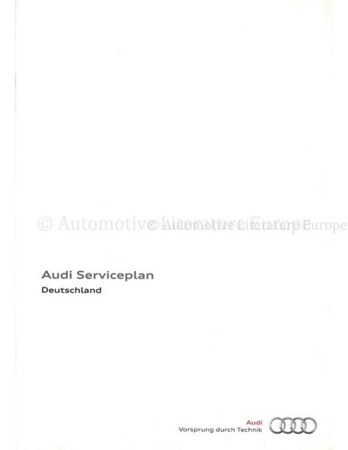 2010 AUDI A4 SEDAN ONDERHOUDSBOEKJE NEDERLANDS, Auto diversen, Handleidingen en Instructieboekjes