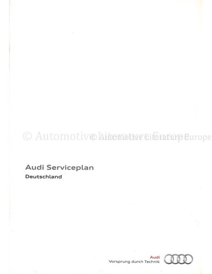 2010 AUDI A4 SEDAN ONDERHOUDSBOEKJE NEDERLANDS, Auto diversen, Handleidingen en Instructieboekjes