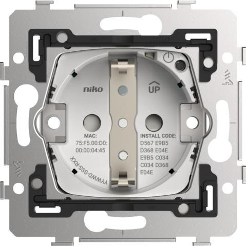 Niko Home Control Slimme Stopcontact Met Energie Monitoring, Doe-het-zelf en Verbouw, Elektra en Kabels, Overige typen, Nieuw