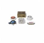 Sieradendoos (6) - Porselein, Kristal, Messing, Hout -