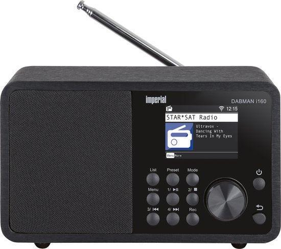 2dekans | Imperial DABMAN i160 DAB+ en internetradio - zwart, Audio, Tv en Foto, Radio's, Zo goed als nieuw, Ophalen of Verzenden