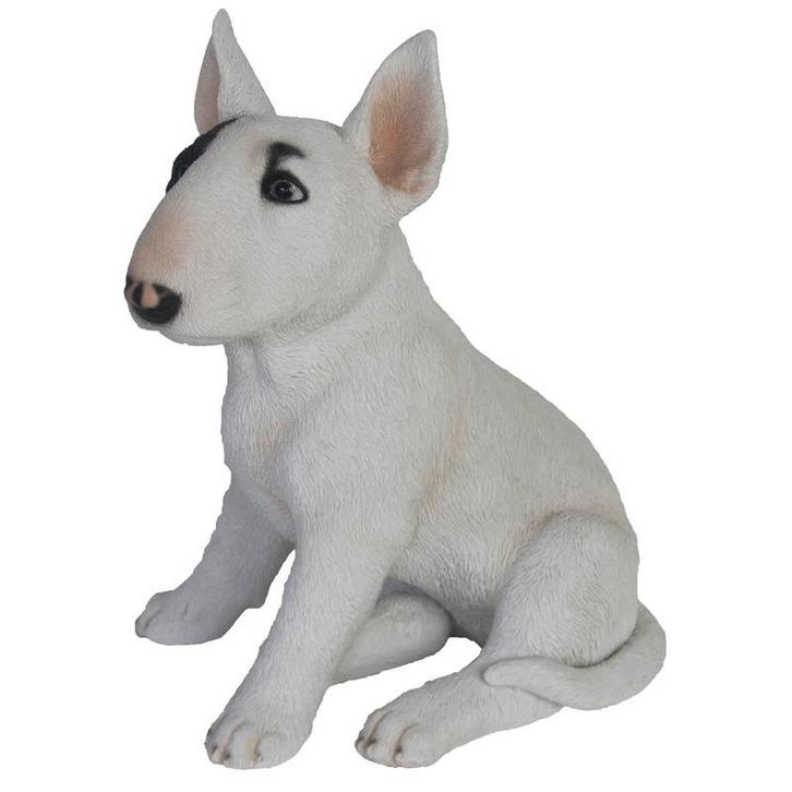 Tuinbeeld Bull Terrier hond 34 cm - Beeldjes, Verzamelen, Beelden en Beeldjes, Ophalen of Verzenden