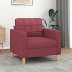 vidaXL Fauteuil 60 cm stof wijnrood, Huis en Inrichting, Banken | Bankstellen, Eenpersoons, Verzenden, Nieuw, Minder dan 150 cm