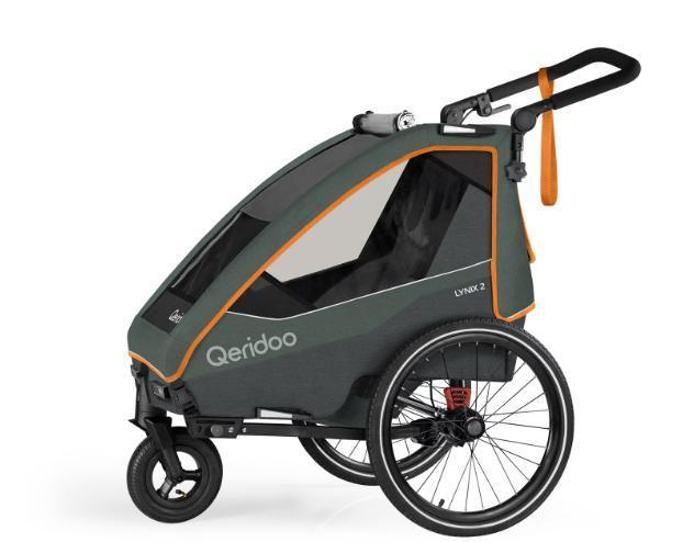 Qeridoo Fietskar Lynix 2 Bosgroen, Auto diversen, Fietsendragers, Nieuw, Ophalen of Verzenden