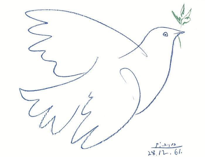 Pablo Picasso (1881-1973), after - Colombe Bleue, Antiek en Kunst, Antiek | Overige Antiek