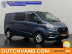 Ford Transit Custom 2.0TDCI Dubbele-cabine 2018 L2 H1 Diesel, Auto's, Automaat, Euro 6, Blauw, Diesel