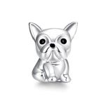 Zittende Franse Bulldog Hond Bedel Charm Pandora compatible, Sieraden, Tassen en Uiterlijk, Bedels, Nieuw, Overige merken, Verzenden