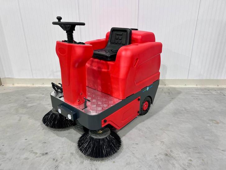 Veegmachine | 125 cm breed | Elektrisch | Opvangbak | Nieuw!, Tuin en Terras, Veegmachines, Nieuw, Verzenden