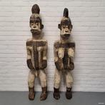 Stel beschilderd houten Afrikaanse Alusi beelden - Beeld -, Antiek en Kunst