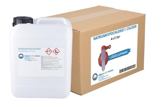 Wmm Chemie Chloorbleekloog natriumhypochloriet dopkraan, 4 x, Doe-het-zelf en Verbouw, Overige Doe-het-zelf en Verbouw, Nieuw
