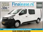 Opel Vivaro 1.6 CDTI L2H1 DC 6 Persoons Airco Camera Cruise, Auto's, Wit, Nieuw, Lease, Regensensor