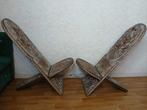 royaume bamoun - Stoel (2) - Side Stoel - Brons, Hout -, Antiek en Kunst