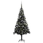 vidaXL Kunstkerstboom met verlichting en kerstballen 240 cm, Diversen, Kerst, Verzenden, Nieuw