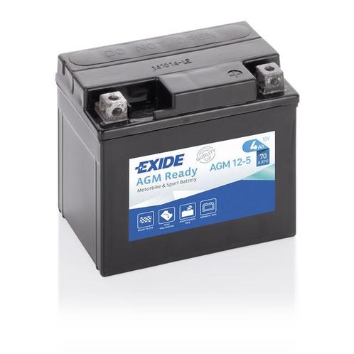 Exide AGM Ready 12V accu | AGM12-5 | 12V 4Ah, Auto-onderdelen, Accu's en Toebehoren, Ophalen of Verzenden