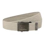 Landley Canvas Riem Schuifgesp Koppelriem - Beige - 125, Kleding | Heren, Riemen en Ceinturen, Verzenden, Nieuw