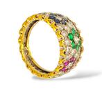 Ring - 14 karaat Geel goud, Gele gouden ring met diamanten,, Nieuw