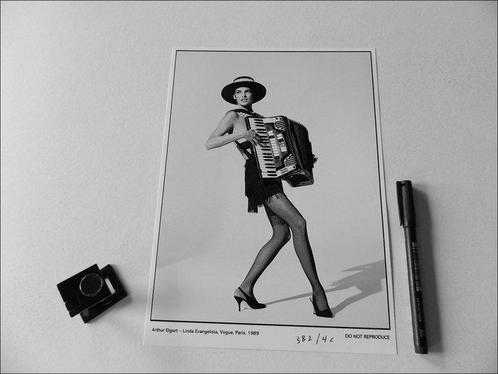 Arthur Elgort - Linda Evangelista, Vogue, Paris, 1989., Antiek en Kunst, Kunst | Schilderijen | Modern