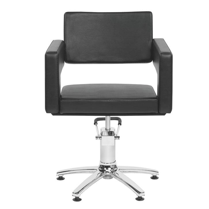 OBB kappersstoel Odeon - Zwart, Huis en Inrichting, Stoelen, Eén, Zwart, Nieuw, Metaal, Overige materialen, Verzenden