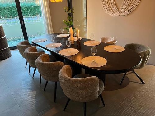 Eettafels, Huis en Inrichting, Tafels | Eettafels, 100 tot 150 cm, 200 cm of meer, Overige vormen, Nieuw, Overige houtsoorten