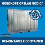 metalen opbergbox 6x2 meter in het antraciet, Ophalen of Verzenden, Nieuw