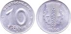 Duitsland 10 Pfennig Ddr 1950 E J 1503 vz+ aluminium, Verzenden