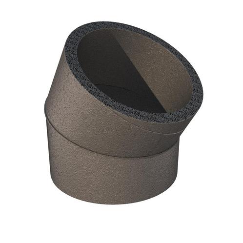 Aerfoam geïsoleerd leidingsysteem Bocht 30° EPE 125 grijs, Doe-het-zelf en Verbouw, Buizen en Afvoer, Ophalen of Verzenden