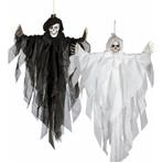 Horror hangdecoratie spook/geest pop zwart 75 cm - Hallowe..