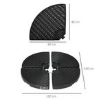TRUUSK Parasolgewicht, Parasolgewicht Voor Zweefparasol 52 K, Tuin en Terras, Parasols, Verzenden, Nieuw
