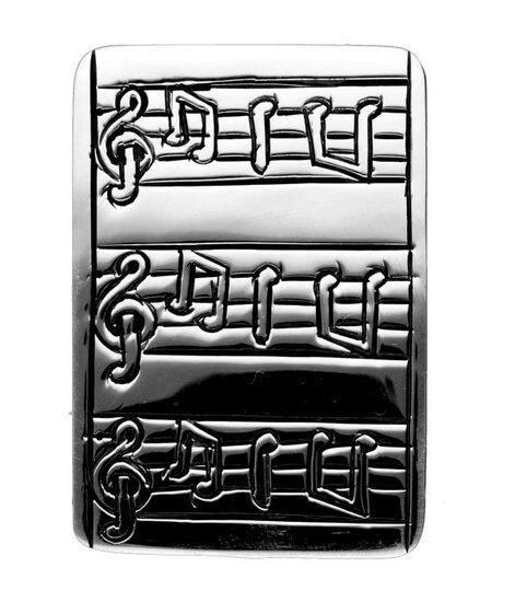Zilveren Muzieknoten boek XL kettinghanger, Sieraden, Tassen en Uiterlijk, Kettinghangers, Verzenden