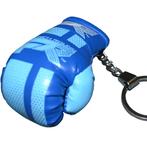 PunchR™ Punch Round Bokshandschoen Sleutelhanger Blauw Wit, Nieuw, Overige, Ophalen of Verzenden