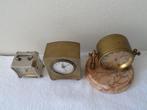 Wekkers (3) - Antiek messing, nikkel, marmer, glas -, Antiek en Kunst