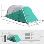 TRUUSK Tunnel Tent Campingtent Voor 5 Personen Familietent M, Verzenden, Nieuw