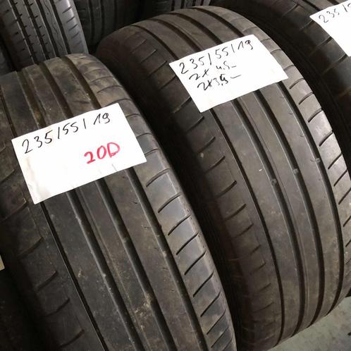 2 x Dunlop SP Sport Maxx GT 235-55-19 Zomerbanden 3,5mm, Auto-onderdelen, Banden en Velgen, 19 inch, Zomerbanden, 235 mm, Personenwagen