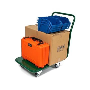 Aanbieding: Plateauwagen PP150S 150 kg met duwbeugel,