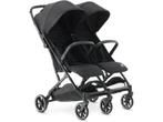 Deryan Rolo X2 - Dubbele Buggy - Compact vouwbaar - Zwart, Verzenden, Zo goed als nieuw