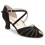 Dames Dansschoenen voor Salsa en Latin - Peeptoe - Zwart met, Verzenden, Nieuw