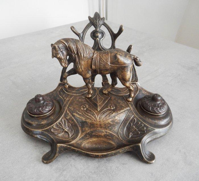 Inktpot - Messing, Antiek en Kunst, Antiek | Overige Antiek